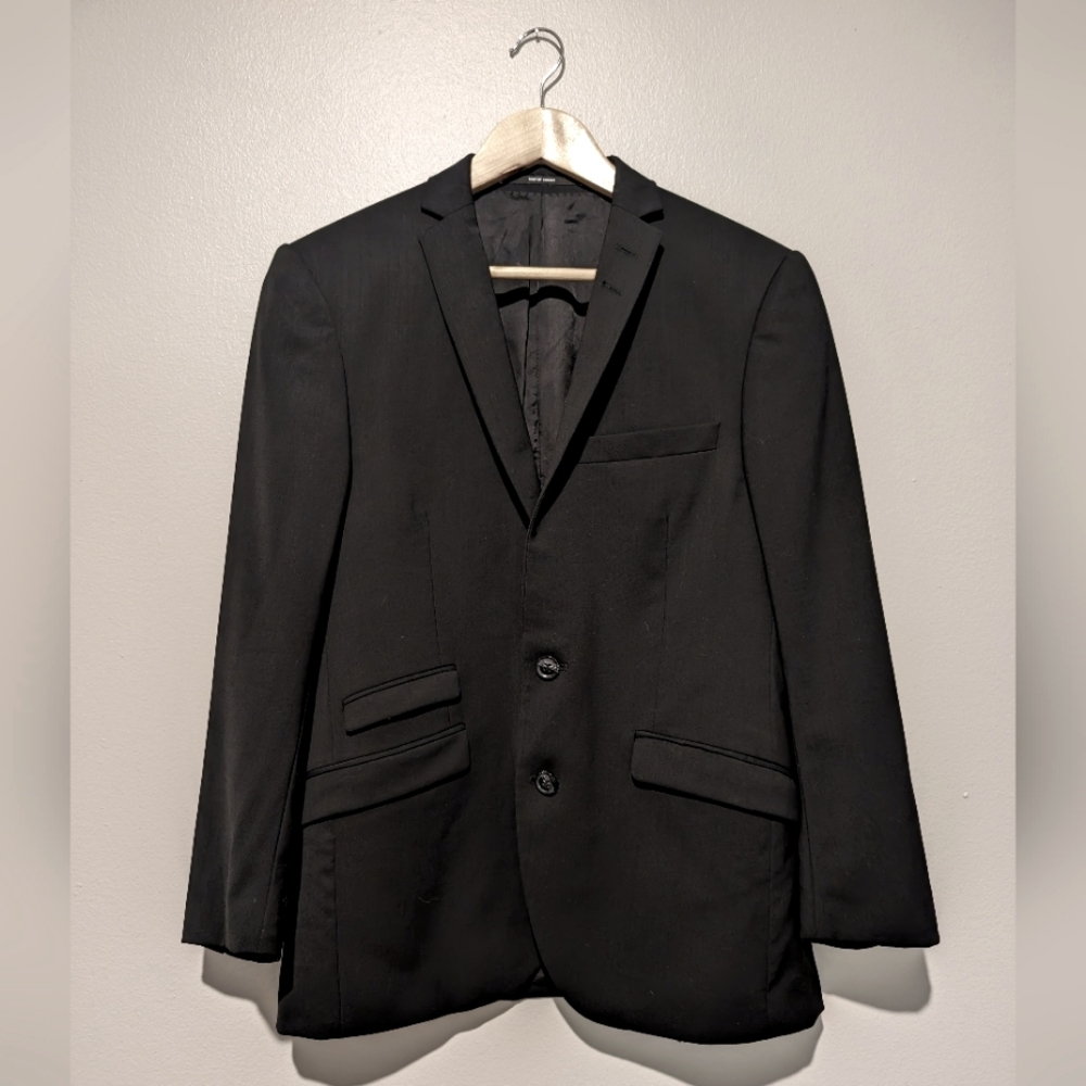 TIGER OF SWEDEN Nedvin Black men’s wool suit jacket blazer fully lined